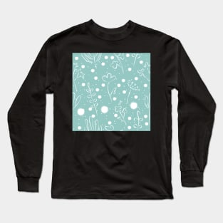 Plant Pattern Long Sleeve T-Shirt